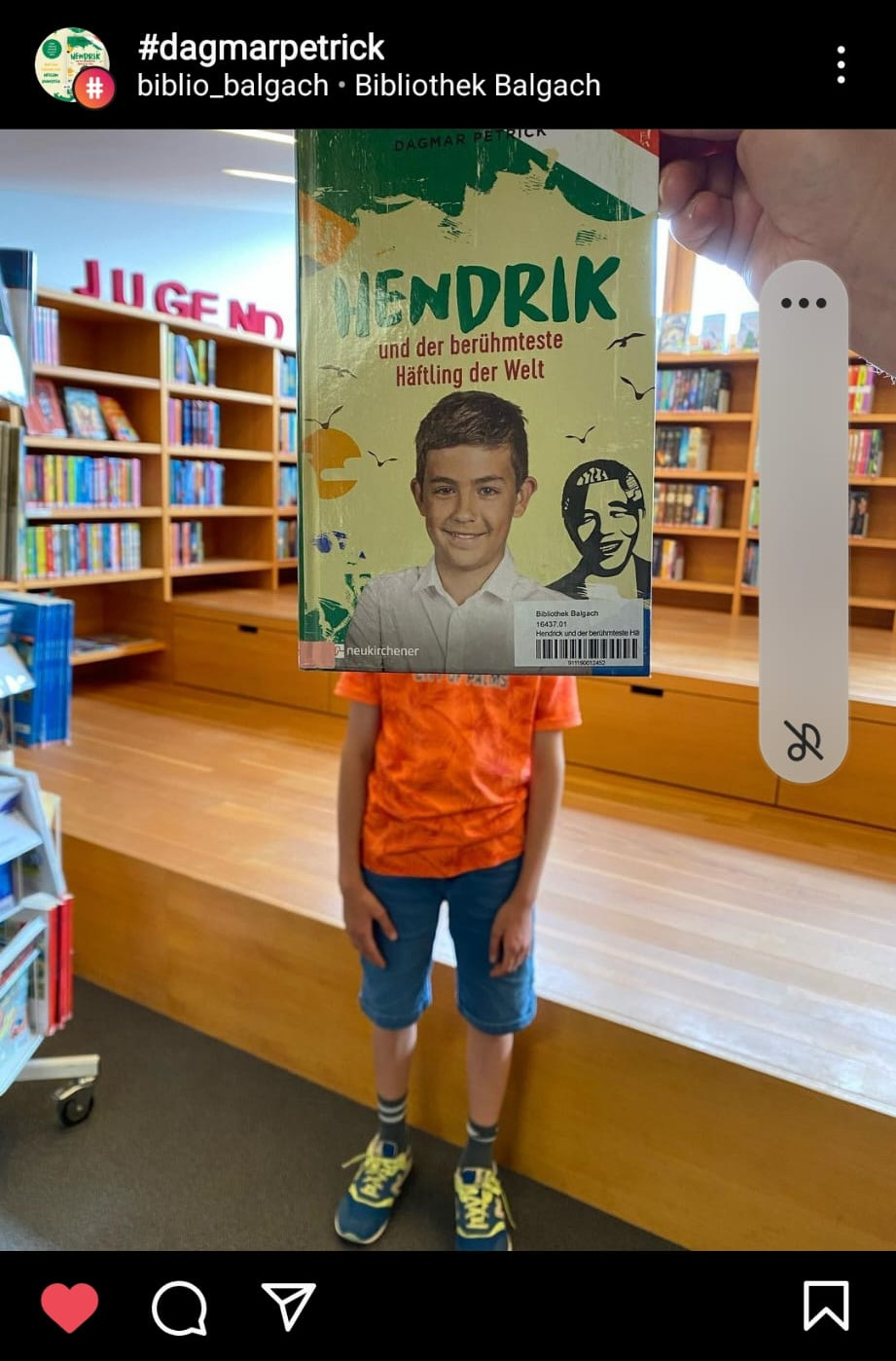 Bookface mit Cover von Hendrik und der berühmteste Häftling der Welt