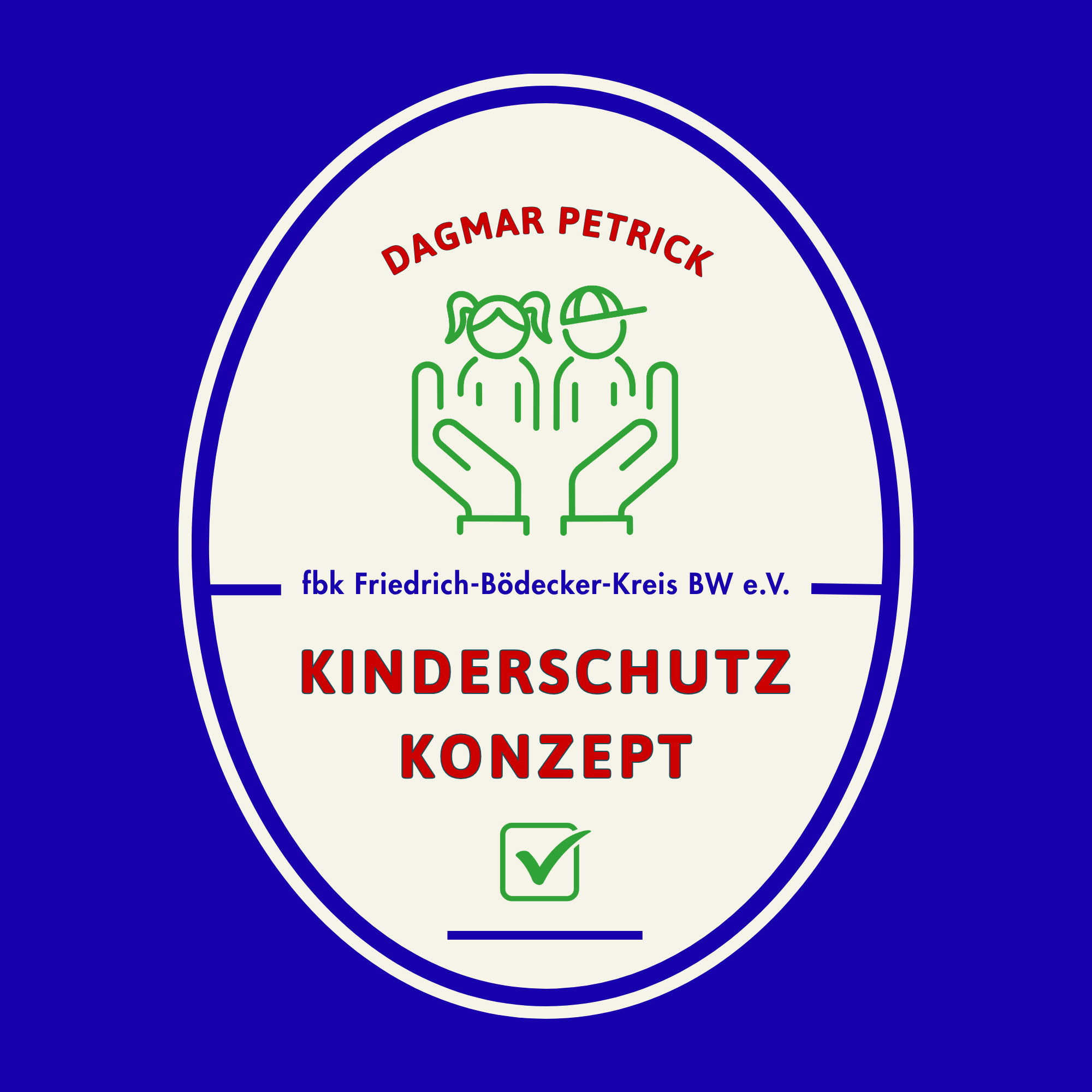 Kinderschutzzertifikat für Dagmar Petrick